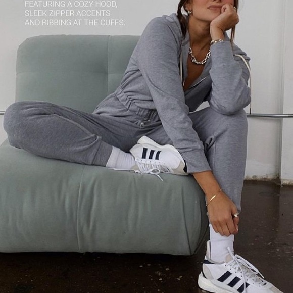 SOLD OUT WWW Leisure Jumpsuit Grey - Picture 3 of 6
